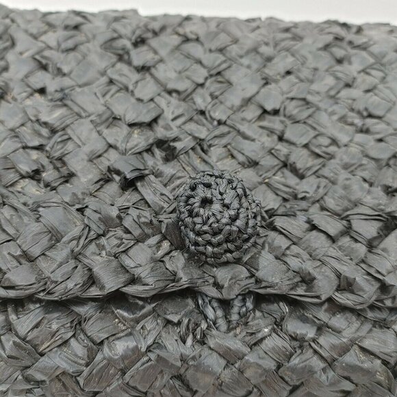 Set Of 2 Aldana Womens Golden Black Floral And Braided Buckle Clutch Wallet - Picture 11 of 12